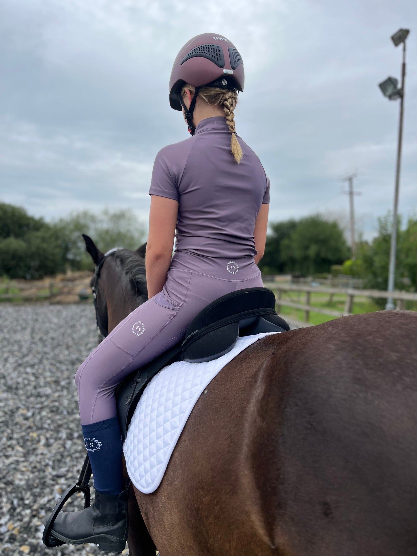 Childrens English Lavender Base Layer