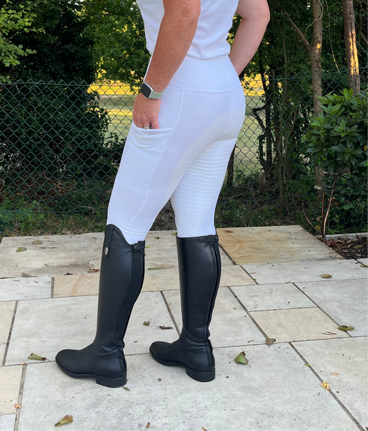 Adults White Competition Leggings